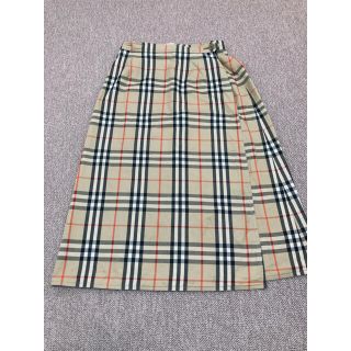 バーバリー(BURBERRY)の☆レア90’s☆バーバリーズ　ノバチェック　リバーシブル　巻き　スカート　訳あり(ひざ丈スカート)