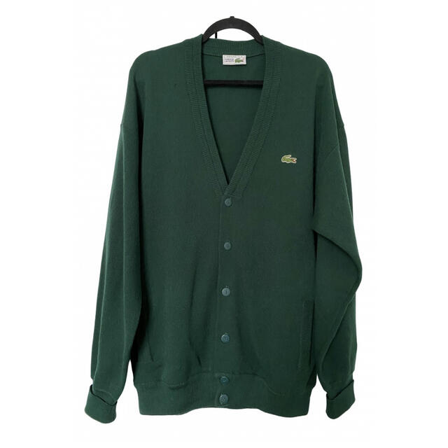 Lacoste ラコステ カーディガン グリーン 緑 ヴィンテージ | rusticmum.com