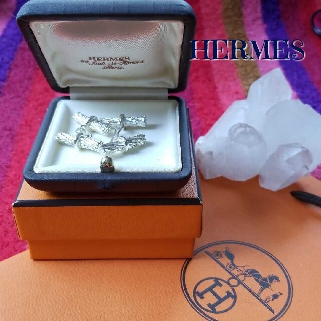 Hermes - 未使用　HERMES　エルメス　カフリンクス　カフス　シルバー925　ロープ