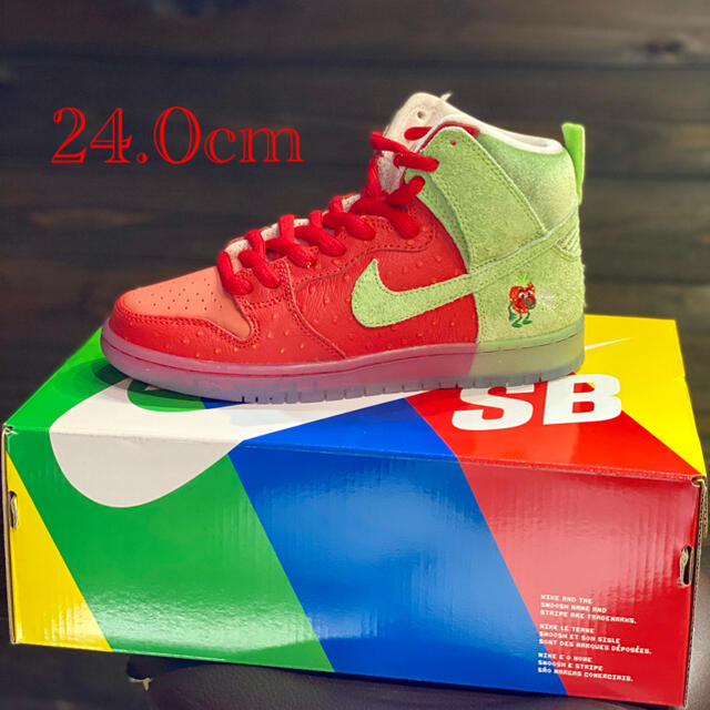 NIKE SB DUNK HIGH PRO “STRAWBERRY COUGH”靴/シューズ