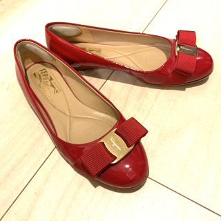 サルヴァトーレフェラガモ(Salvatore Ferragamo)のフェラガモ　バレエシューズ　ヴァリナ　5C(バレエシューズ)