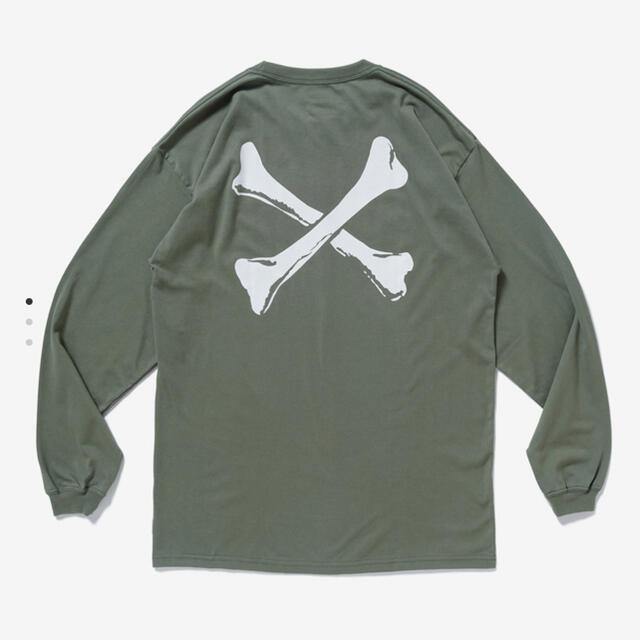 WTAPS CROSSBONES OLIVE DRAB - Tシャツ/カットソー(七分/長袖)