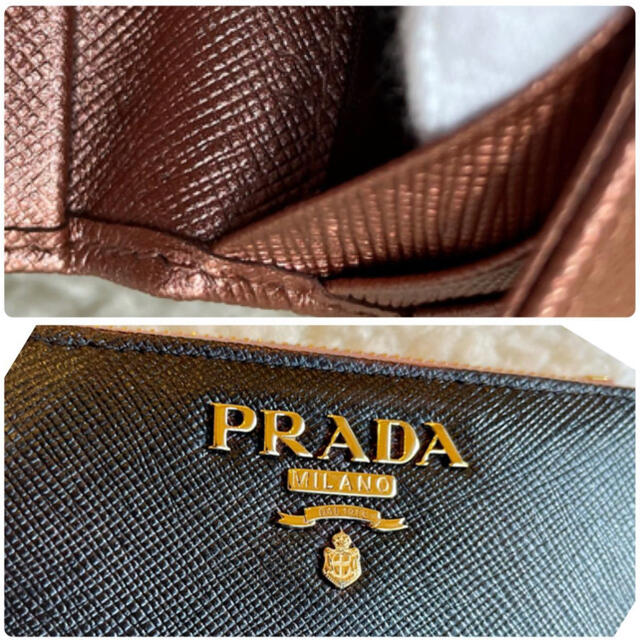 PRADA プラダ　サフィアーノ2つ折り財布　コンパクト 9