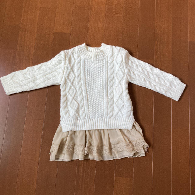 petit main(プティマイン)のプティマイン キッズ/ベビー/マタニティのキッズ服女の子用(90cm~)(ニット)の商品写真