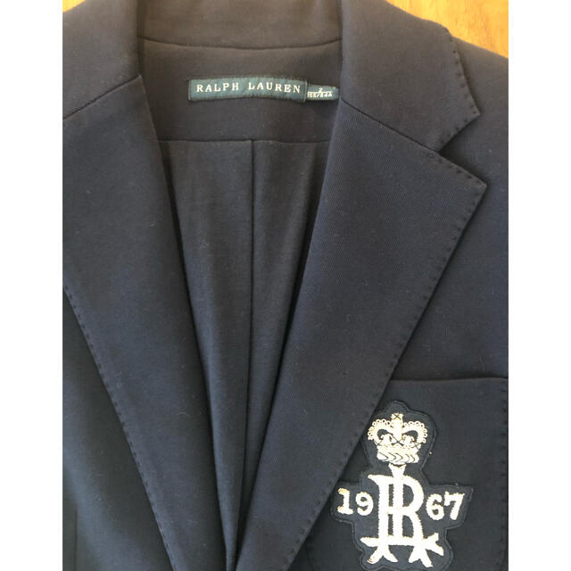 Ralph Lauren(ラルフローレン)の【中古】RALPH LAUREN ジャケット　ネイビーサイズ2 レディースのジャケット/アウター(テーラードジャケット)の商品写真