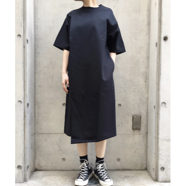 ブティック商品 新品 HYKE ハイク SHORT-SLV DRESS ワンピース ロング