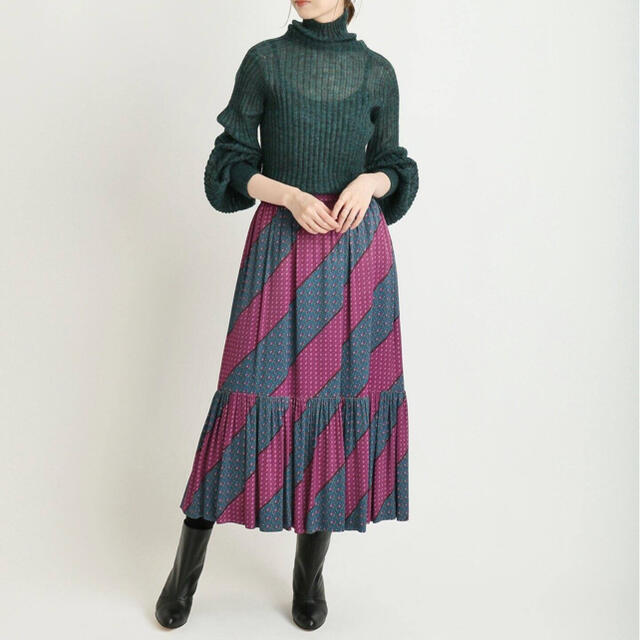 IENA LA BOUCLE パネル小花プリントスカート 38 hotelvillaespanola.com