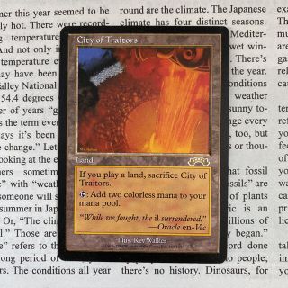 マジックザギャザリング(マジック：ザ・ギャザリング)のMTG City of Traitors 裏切り者の都　EXO 厳かなモノリス(シングルカード)