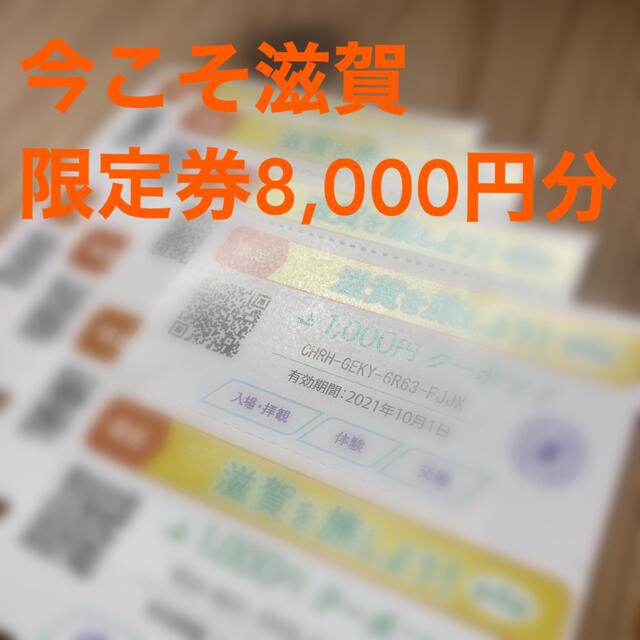 今こそ滋賀を旅しよう。限定券8,000円分優待券/割引券