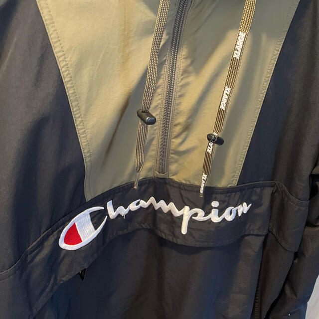 【希少品】XLARGE × Champion 別注コラボ アノラックパーカー