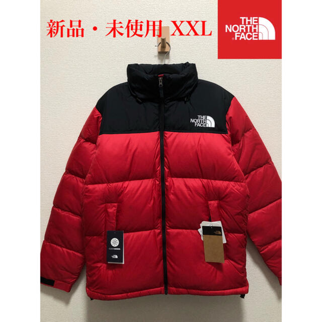 【新品】THE NORTH FACE ノースフェイス ヌプシ ダウン 赤 XXL