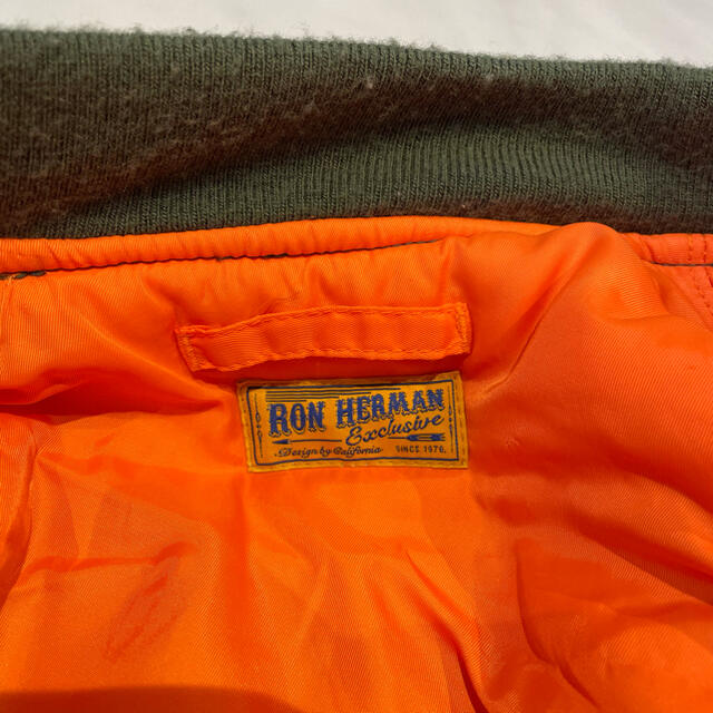 Ron Herman(ロンハーマン)のロンハーマン RonHerman ✖️ アルファ ALPHA MA-1 メンズのジャケット/アウター(ブルゾン)の商品写真