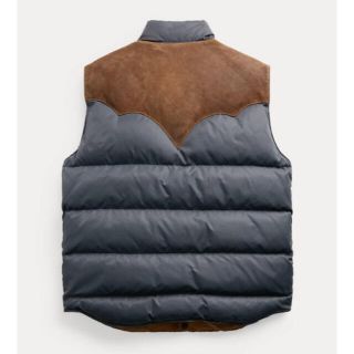 RRL - 新品*RRL*スエードヨーク キルテッド ベスト*M* ダブルアール
