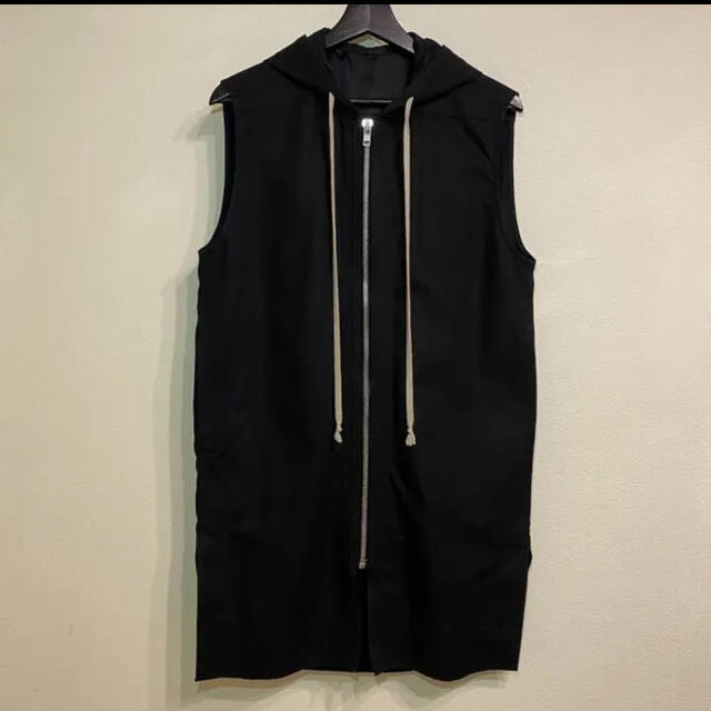 リックオウエンス RICK OWENS ノースリーブパーカー フーディ メンズ