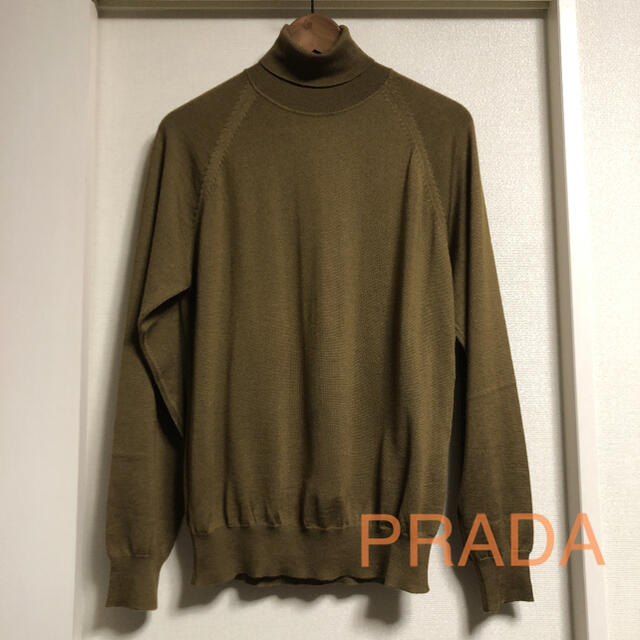 メンズPRADA カシミヤタートルニット