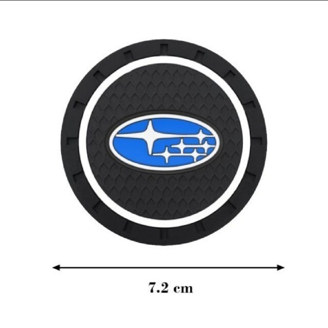 スバル(スバル)のSUBARU ドリンクホルダーコースター2枚 自動車/バイクの自動車(車内アクセサリ)の商品写真