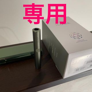 アイコス(IQOS)のSakuya.さま専用 美品 iQOS ILUMA モスグリーン 数本のみ使用(タバコグッズ)