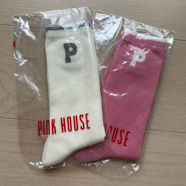 PINK HOUSE(ピンクハウス)の☆未使用　ピンクハウス  ソックス　2点セット レディースのレッグウェア(ソックス)の商品写真