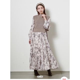SNIDEL - snidelニットベストコンビワンピースの通販 by さあやの