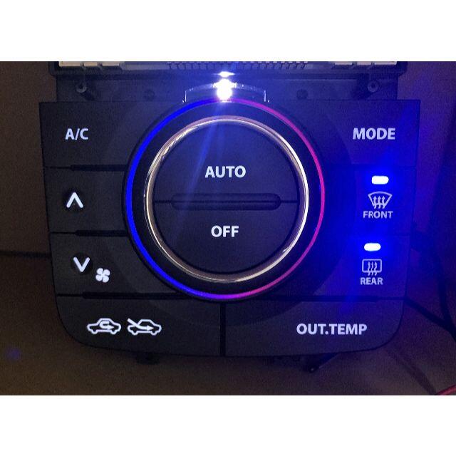 スペーシア カスタム MK32S LED打ち換え済み エアコンパネル ☆