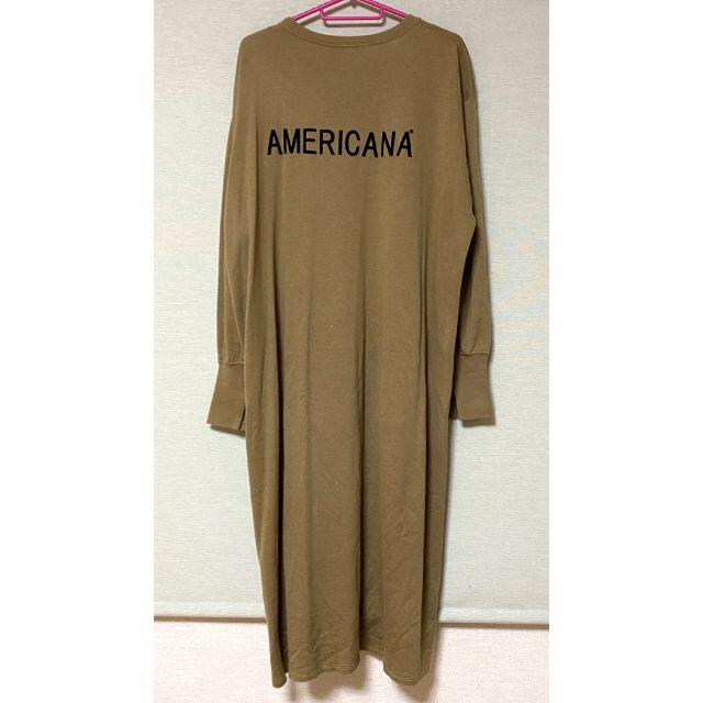 美品☆Americana スウェットワンピース