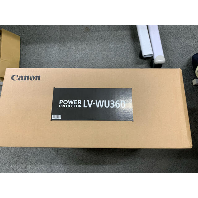 最も優遇の Canon - CANON キャノン　プロジェクター　LV-WU360 未開封新品 プロジェクター