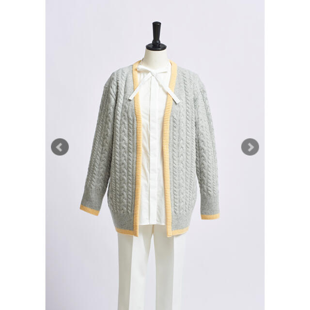 yori ファンシーヘムケーブルカーディガン【2021AW】新品 激安特価 32