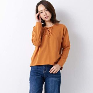 イング(INGNI)のINGNI 編み上げ TOPS(Tシャツ(長袖/七分))