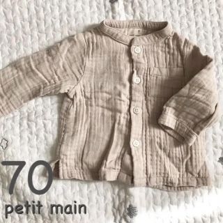 プティマイン(petit main)のpetit main トップス 70(Ｔシャツ)