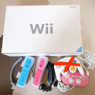 ニンテンドウ(任天堂)のNintendo Wii RVL-S-WD 本体&コントローラーセット(家庭用ゲーム機本体)