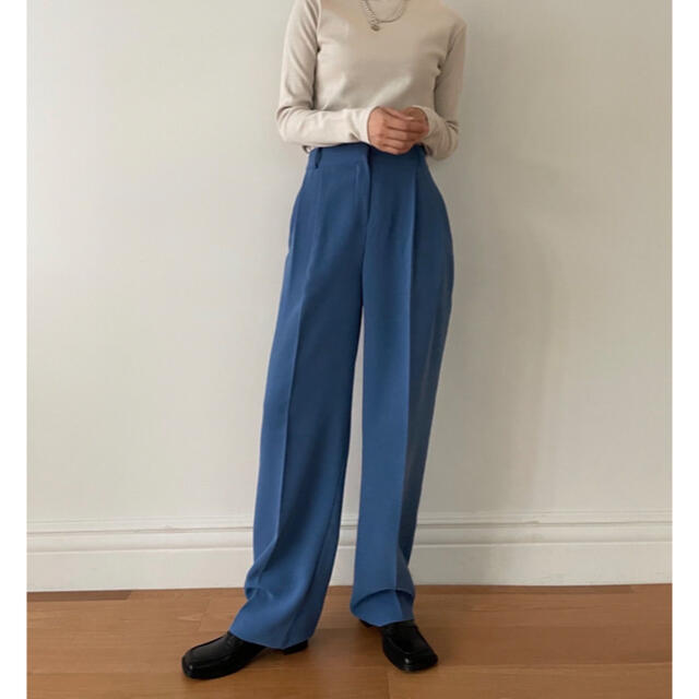 【D.PRODUCT】tuck wide trousers スラックス