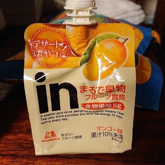 森永製菓(モリナガセイカ)のinゼリー マンゴー味 ８個 食品/飲料/酒の食品/飲料/酒 その他(その他)の商品写真