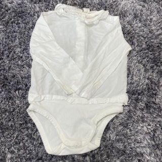 ザラキッズ(ZARA KIDS)のZARA 9-12 80 長袖ロンパース　ブラウス(ロンパース)