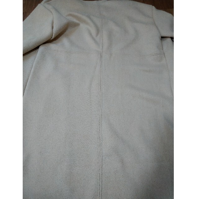 clear(クリア)のフェイクスエードコート　M レディースのジャケット/アウター(ロングコート)の商品写真