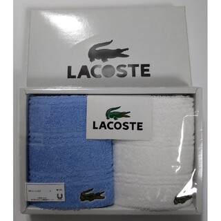 ラコステ(LACOSTE)のラコステ／LACOSTEタオルハンカチ２枚セット(タオル/バス用品)