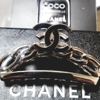 シャネル(CHANEL)の正規品本物保証★中古激レア！CoCoマークヴィンテージヘアクリップ★入手困難(バレッタ/ヘアクリップ)