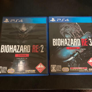 プレイステーション4(PlayStation4)のps4 バイオハザードre2 re3 セット　biohazard re2 re3(携帯用ゲームソフト)
