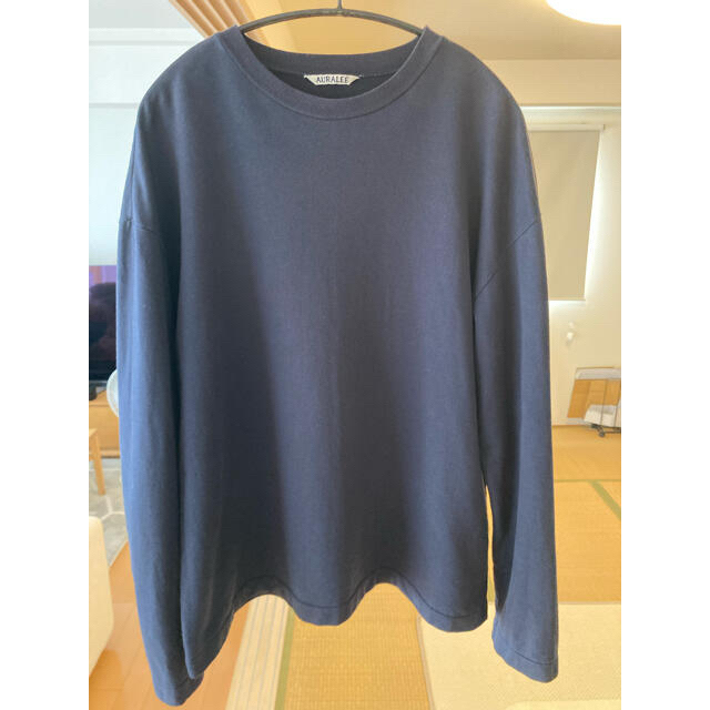 AURALEE  SUPER HIGH GAUGE SWEAT L/S TEE