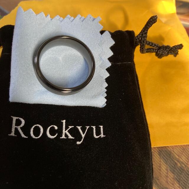 Rockyu タングステンリング22号　指輪 メンズのアクセサリー(リング(指輪))の商品写真