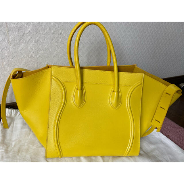 celine(セリーヌ)のCÉLINE セリーヌ　レザーバッグ　ラゲージ　イエロー レディースのバッグ(ハンドバッグ)の商品写真