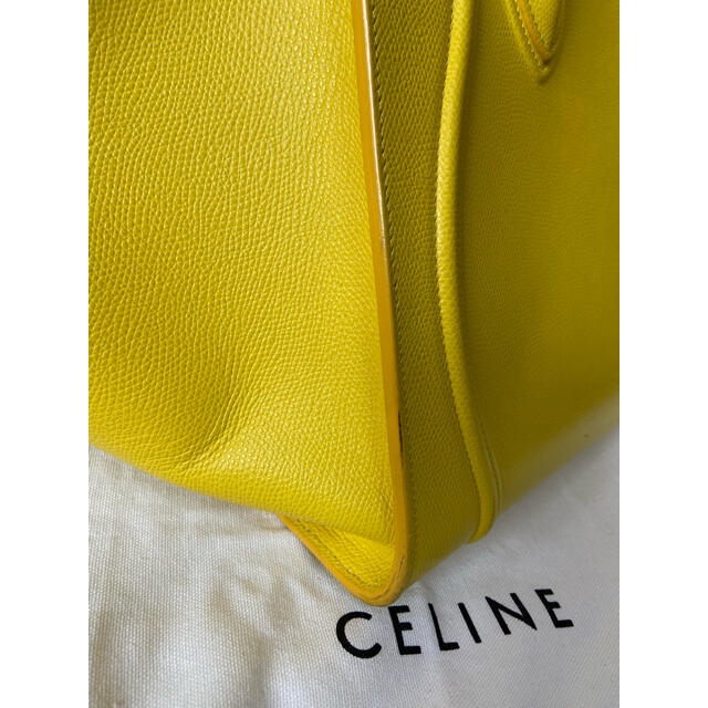 celine(セリーヌ)のCÉLINE セリーヌ　レザーバッグ　ラゲージ　イエロー レディースのバッグ(ハンドバッグ)の商品写真