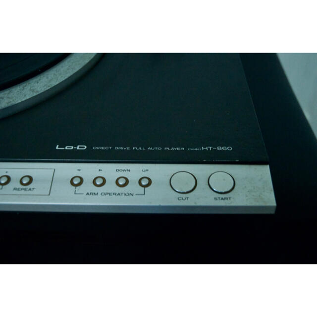 日立　HITACHI Lo-D HT-860 LP レコード　ターンテーブル 楽器のDJ機器(ターンテーブル)の商品写真