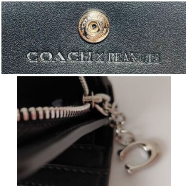 COACH(コーチ)の新品未使用　coach　コーチ　スヌーピー　二つ折り財布 レディースのファッション小物(財布)の商品写真
