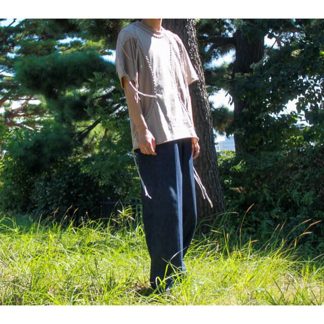 COMOLI(コモリ)のMASU WAVING BRAID T-SHIRTS メンズのトップス(Tシャツ/カットソー(半袖/袖なし))の商品写真