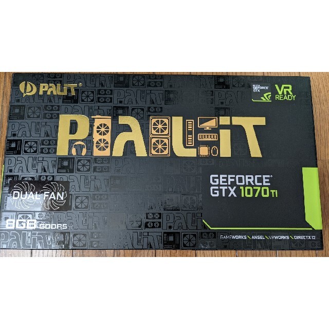 Palit GTX 1070Ti Dual【箱有り】スマホ/家電/カメラ