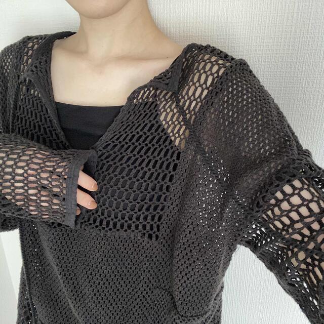 patchwork mesh tops