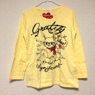 ハニーズ(HONEYS)の水玉柄長袖Tシャツ　うさぎ　ハニーズ(Tシャツ(長袖/七分))