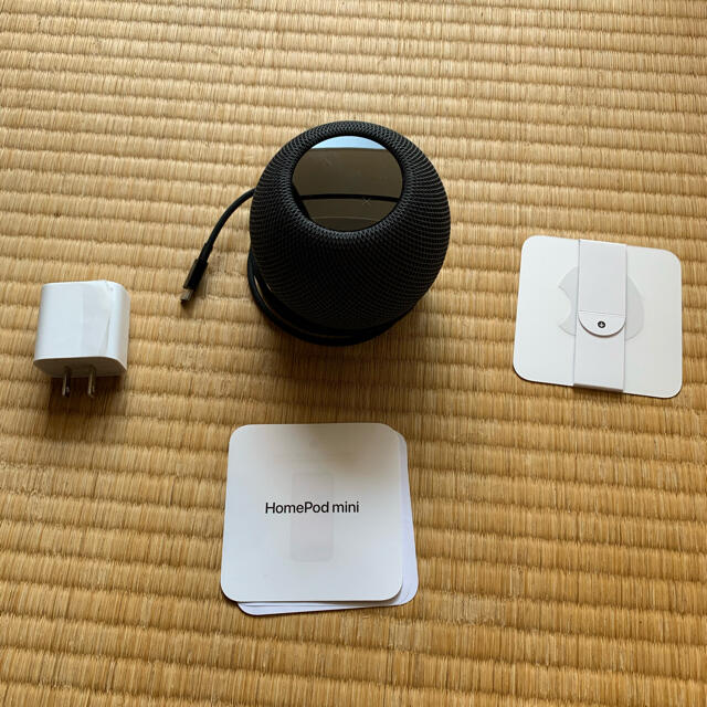 AppleAPPLE HomePod mini/スペースグレイ×2 AppleCare付き