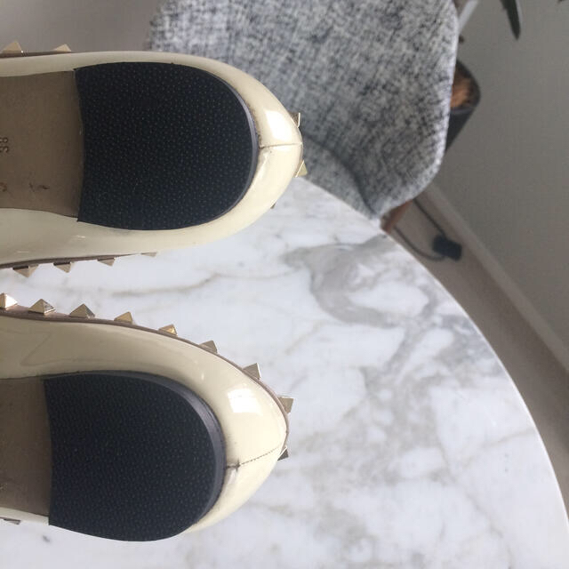 valentino ロックスタッズ フラットシューズ | tradexautomotive.com