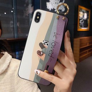 iPhone 13proケース　ハート　レインボー(iPhoneケース)